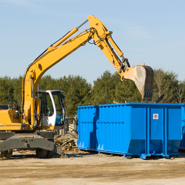 what happens if the residential dumpster is damaged or stolen during rental in East Union